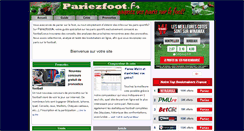 Desktop Screenshot of pariezfoot.fr